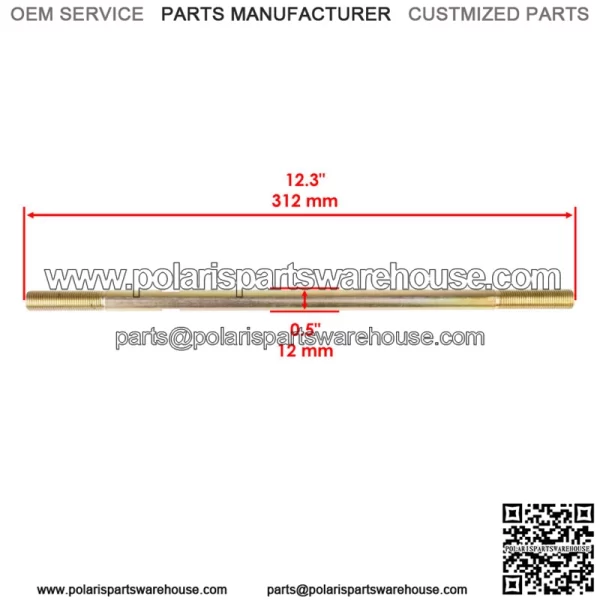 Tie Rod Set for Polaris 570 EFI / Eps Forest Tractor 2015 / Sportsman Mv7 2005 - Image 3