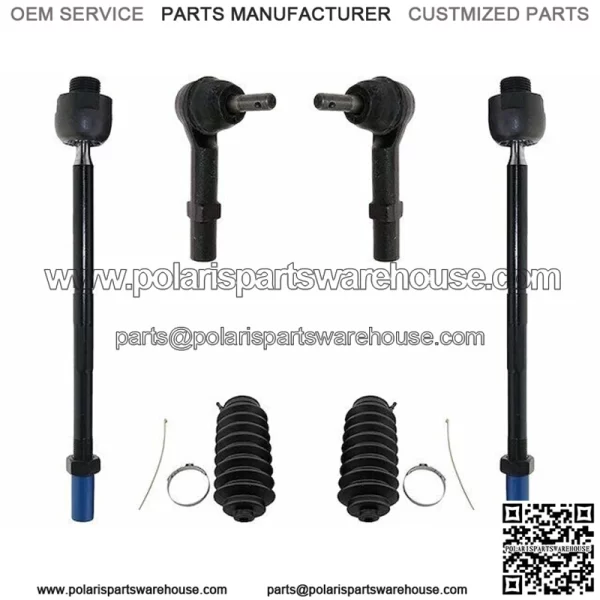 For 2007-2013  Silverado 1500 Tie Rod End Set Detroit Axle 24519GF (For:  Silverado 1500)