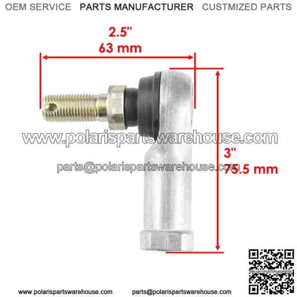 Tie Rod End Kit for Honda TRX300FW TRX-300FW Fourtrax 4x4 1988-1996 2 Sets - Image 2