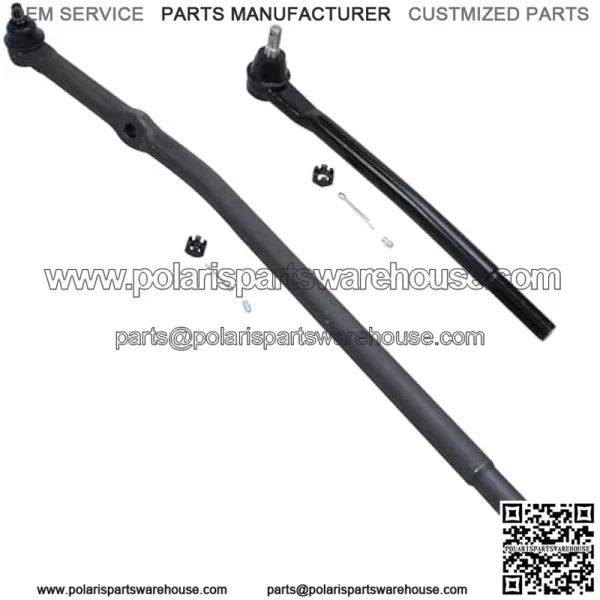 2WD Front 10pc Suspension Kit for 1999-2004 Ford F-250 F-350 Super Duty Excursion 2000 2001 2002 2003, 4 Upper Lower Ball Joints, 4 Inner & Outer Tie Rods, 2 Sway Bar Links Replacement - Image 3