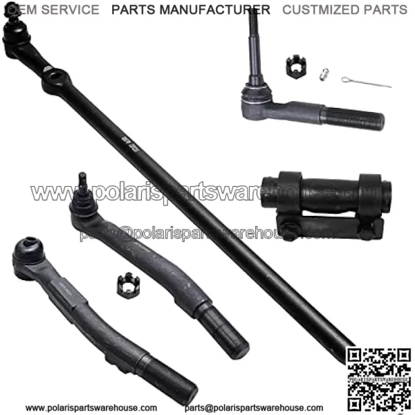 Front 11pc Suspension Kit for 4WD 2005 2006 2007 Ford F-250 F-350 Super Duty, Ball Joints Sway Bars Outer Tie Rods Tie Rod Drag Links Adjusting Sleeve Replacement - Image 2