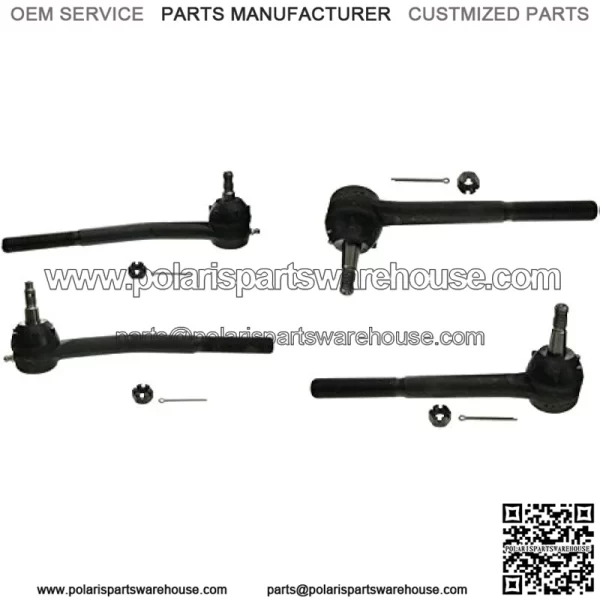 14 Pieces Suspension Kit Upper Lower Ball Joint Tie Rod Idler Arm Drag Link Adjusting Sleeves Fits Chevrolet Camaro 75-79/ Camaro V8 80-81 Fits Chevrolet Camaro/Camaro (Camaro V8 only)/ - Image 3