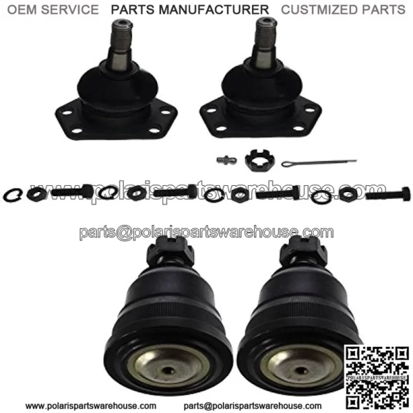 14 Pieces Suspension Kit Upper Lower Ball Joint Tie Rod Idler Arm Drag Link Adjusting Sleeves Fits Chevrolet Camaro 75-79/ Camaro V8 80-81 Fits Chevrolet Camaro/Camaro (Camaro V8 only)/ - Image 4
