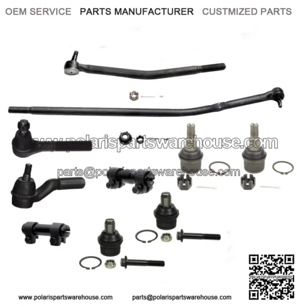 Front Suspension Kit for Ford E-250 E-350 & E-450 Super Duty Tie Rod Ends