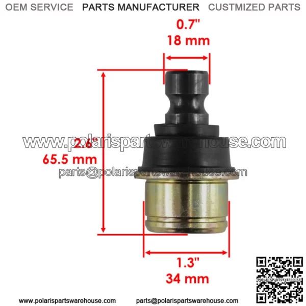 Front Suspension Ball Joint For Can-Am 706202045 706201393 706201576 - Image 2