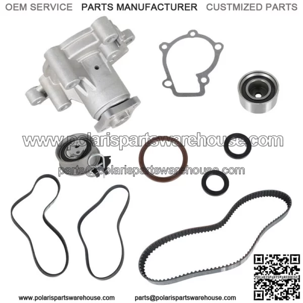 Gates HTD Timing Belt Kit Water Pump For 2005-2010 Hyundai Kia 2.0L G4GC G4GF