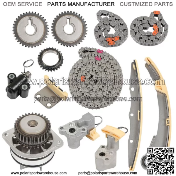 Water Pump + Timing Chain Kit For 2004-2009 Nissan Altima Quest Maxima 3.5 VQ35D