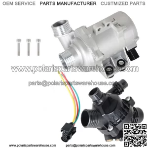 Water Pump W/Thermostat &Bolt For BMW 128i 325i 328i 528i 530i X3 11517586925