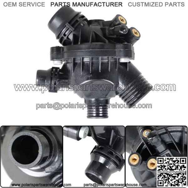 Water Pump W/Thermostat &Bolt For BMW 128i 325i 328i 528i 530i X3 11517586925 - Image 4