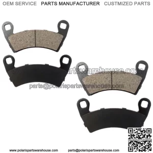 Qty 2 Front Brake Pads For Polaris Ranger 500 EFI H0 4x4 2x4 Crew UTV 06-15 For: Polaris Ranger 400