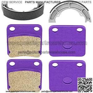 Brake shoes Fit For 02-07 for Suzuki Eiger 400 LTA400F LT-A400F 2x4 4x4 Front Brake pads and Rear Brake shoes