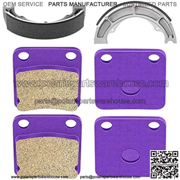 Brake shoes Fit For 02-07 for Suzuki Eiger 400 LTA400F LT-A400F 2x4 4x4 Front Brake pads and Rear Brake shoes