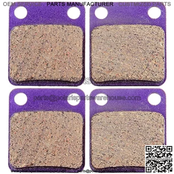 Brake Pads For Suzuki Eiger 400 2002-2007 for Honda ATC250R 1981-1982, 2 Sets Front and Rear Brake Pads - Image 2