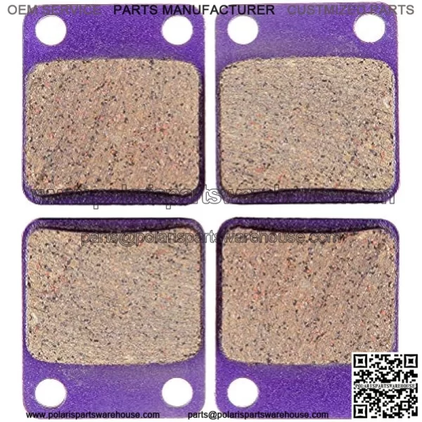 Brake Pads For Suzuki Eiger 400 2002-2007 for Honda ATC250R 1981-1982, 2 Sets Front and Rear Brake Pads - Image 3