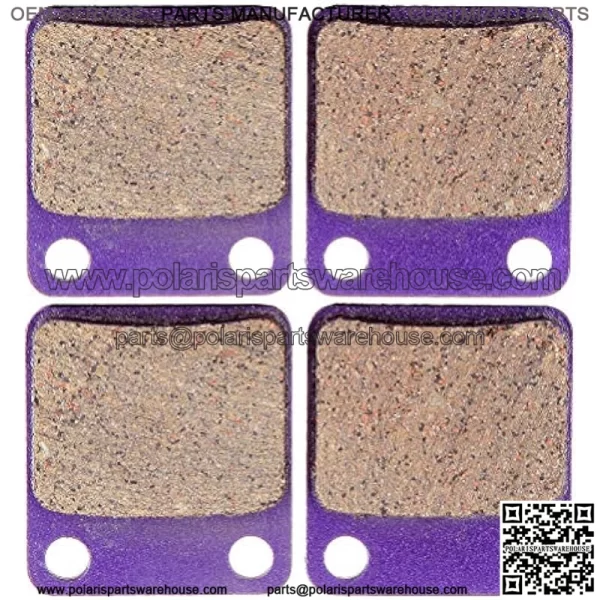 Brake Pads For Suzuki Eiger 400 2002-2007 for Honda ATC250R 1981-1982, 2 Sets Front and Rear Brake Pads - Image 4