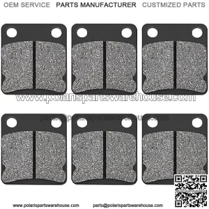 Brake Pads for Yamaha Grizzly 400 450 YFM400 YFM450 Wolverine Kodiak Big Bear YFZ350 Kodiak 1995-2009 1999-2006 2000-2012 2007-20133PCS