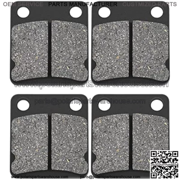 Front and Rear Brake Pads for Yamaha Grizzly 400 450 YFM250 YFM350 YFM400 YFM450 Wolverine Kodiak Big Bear YFZ350 YFZ350 YFZ450 Warrior Banshee 1995-2014