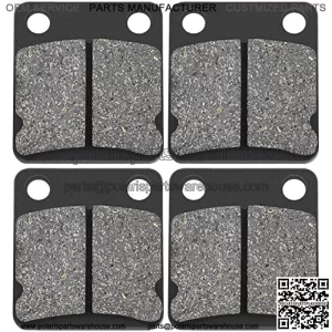 Brake Pads for Yamaha Grizzly 400 450 YFM400 YFM450 Wolverine Kodiak Big Bear YFZ350 YFZ350 Warrior Banshee Front Brake Pads 1995-2009 1999-2006 2000-2012 2007-2013