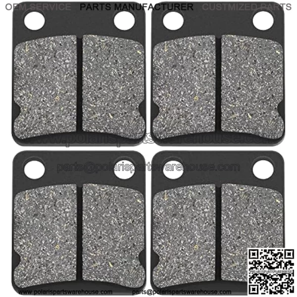 Brake Pads for Yamaha Grizzly 400 450 YFM400 YFM450 Wolverine Kodiak Big Bear YFZ350 YFZ350 Warrior Banshee Front Brake Pads 1995-2009 1999-2006 2000-2012 2007-2013