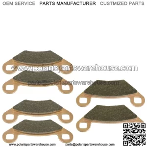 Front & Rear Brake Pads for Polaris Sportsman 400 HO 2011-2014 / HO South 2014 For: Polaris Sportsman 570