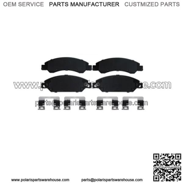 Front Ceramic Brake Pad for Chevy Tahoe Avalanche Silverado Suburban Sierra 1500 (For: Chevrolet Silverado 1500)
