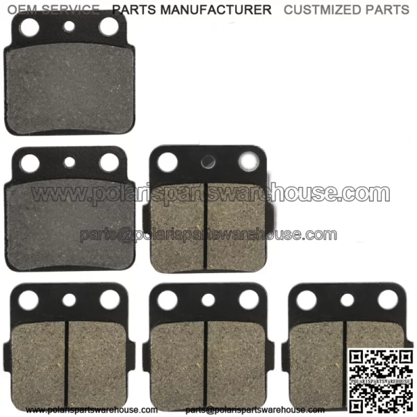 Front and Rear Brake Pads for Kawasaki KSF400 KFX400 2003 2004 2005 2006