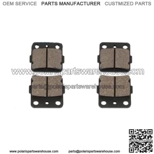Front Organic Brake Pads 2007-2013 Honda TRX420FM FourTrax Rancher 4X4 Set vs (For: Honda)