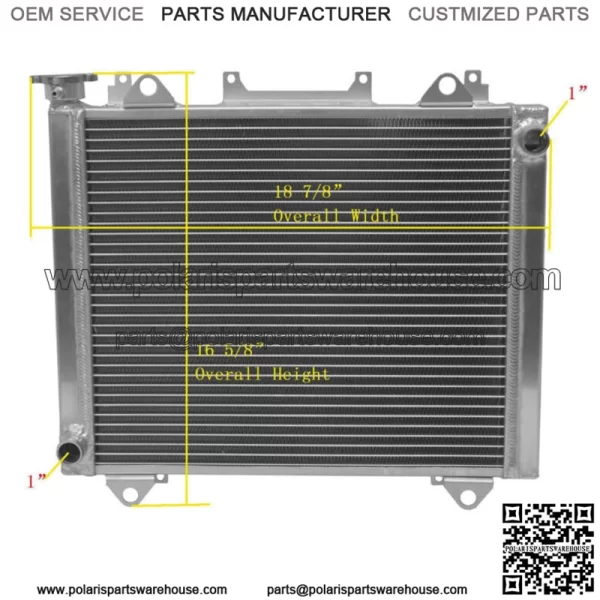 All Aluminum Radiator For 2014-2021 Kawasaki Teryx 800 KRF800/Teryx4 800 KRT800 For: More than one vehicle - Image 2