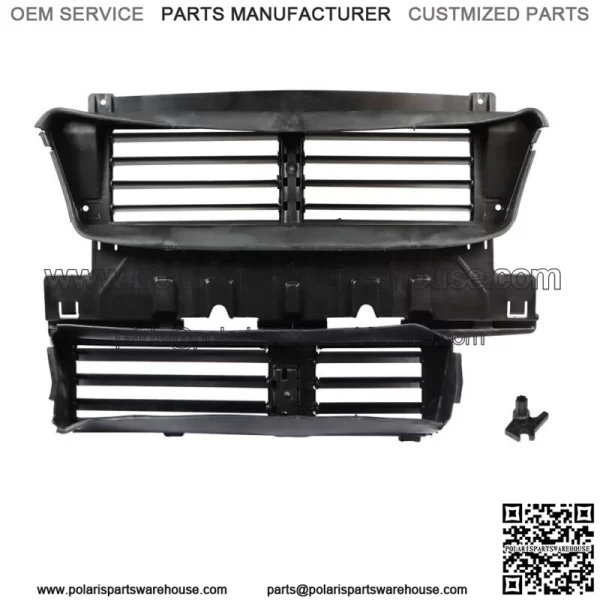 Fit For 2017-2019 Ford Fusion Front Grille Radiator Shutter Assembly W/O Motor - Image 3