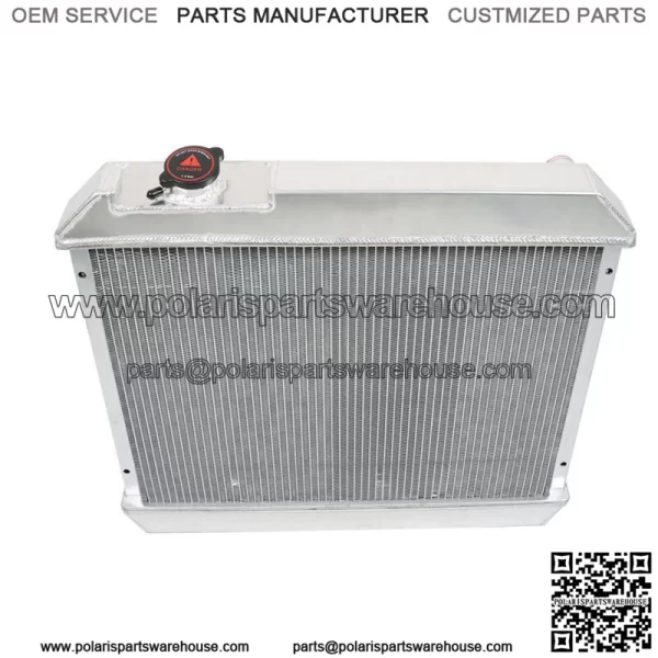 3 Rows Aluminum Radiator For 1963-1966 Chevy C10 C20 C30 K10 Truck V8 CC284 - Image 3