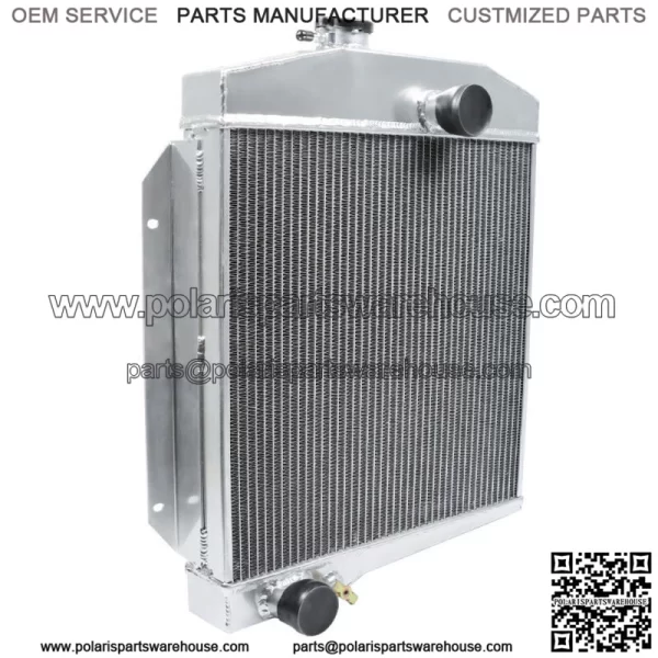 6167 Aluminum Radiator Silver For International Scout 1961-1971 4Row 2.5L MT - Image 3