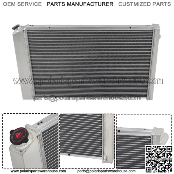 For 73-87 Chevy Truck 73-1991 Blazer 19 x 28-1/4"-Core 3-ROW Aluminum Radiator