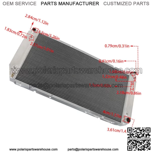 4 Row Radiator For 1988-2000 Chevy GMC C/K 1500 2500 3500 Pickup 5.7L 7.4L V8 - Image 4