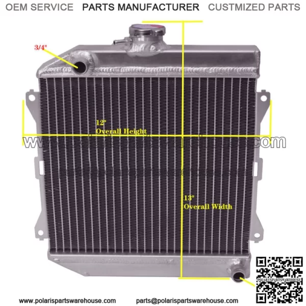 Radiator For 2014-2020 TRX420 Rancher TRX500 Foreman&2020 TRX520 Fourtrax (For: Honda) - Image 2