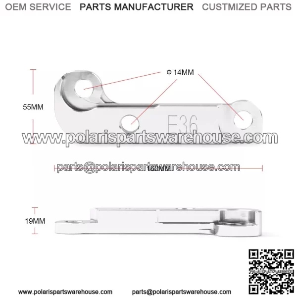 E36 drift lock#silver - Image 2