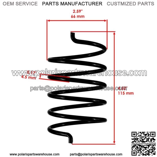 Primary Clutch Spring for Polaris Ranger 500 2004-2007 2008 2009 2010-2013 For: Polaris Sportsman 570 - Image 2