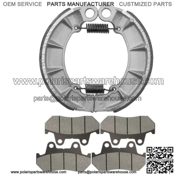 for Honda VT1100C Shadow 1100 1985 1986 Front Brake Pads & Rear Brake Shoes