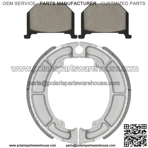 for Kawasaki KZ305 KZ 305 CSR LTD 1981-82 1987-88 Front Brake Pads & Rear Shoes
