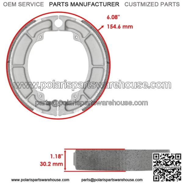 for Kawasaki KZ305 KZ 305 CSR LTD 1981-82 1987-88 Front Brake Pads & Rear Shoes - Image 2