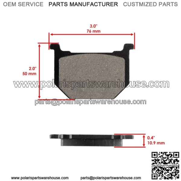 for Kawasaki KZ305 KZ 305 CSR LTD 1981-82 1987-88 Front Brake Pads & Rear Shoes - Image 3