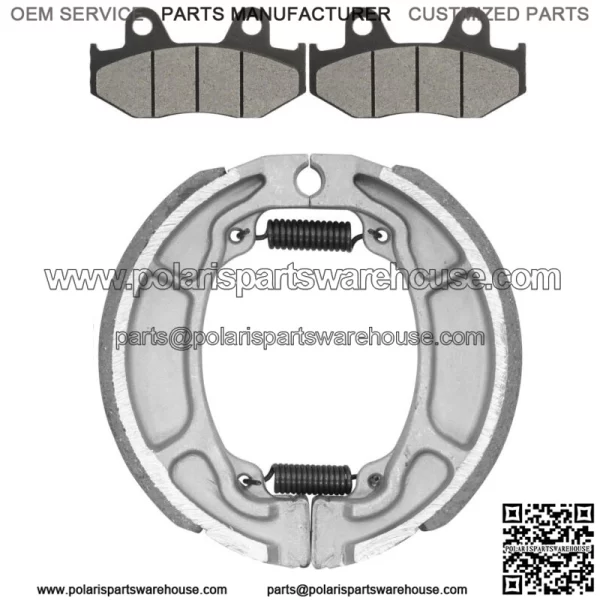 Front Brake Pads & Rear Brake Shoes for Honda Elite 110 NHX110 2010 2011
