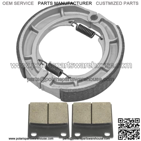 for Suzuki GS550 GS550L 1983 1984 1985 1986 Front Brake Pads & Rear Brake Shoes - Image 4