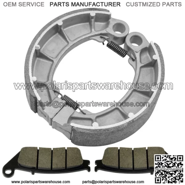 Front Brake Pads & Rear Shoes for Honda VT600Cd VT600Cd2 Shadow 600 VLX Deluxe - Image 4