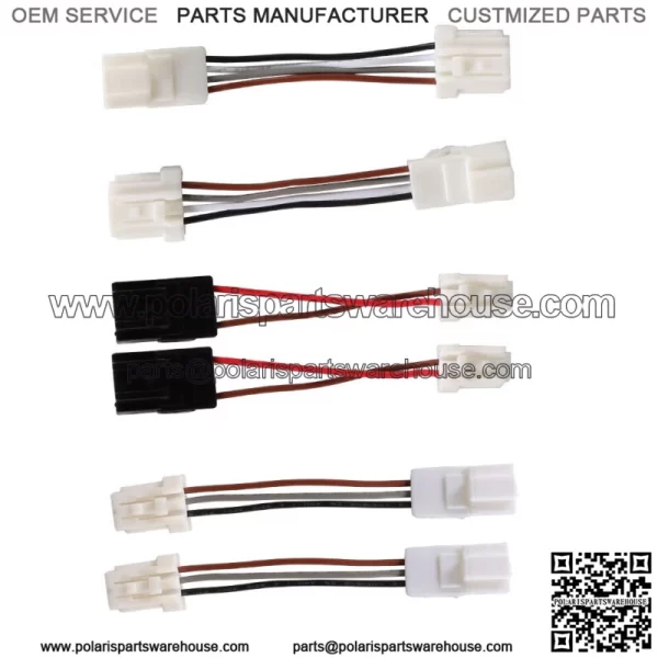 6X Rear Taillight Adapter Harness For 1990-1993 Nissan 240SX Kouki PNP S13 2.4L