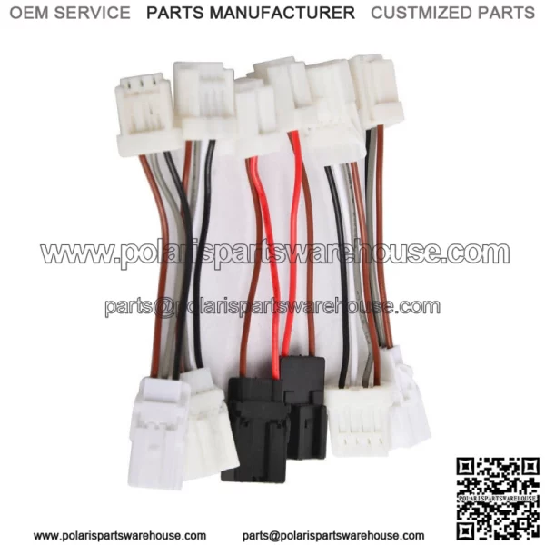 6X Rear Taillight Adapter Harness For 1990-1993 Nissan 240SX Kouki PNP S13 2.4L - Image 2