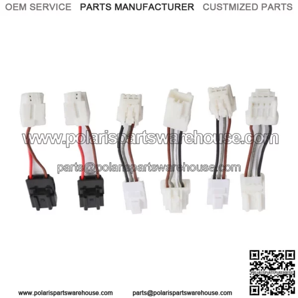 6X Rear Taillight Adapter Harness For 1990-1993 Nissan 240SX Kouki PNP S13 2.4L - Image 3