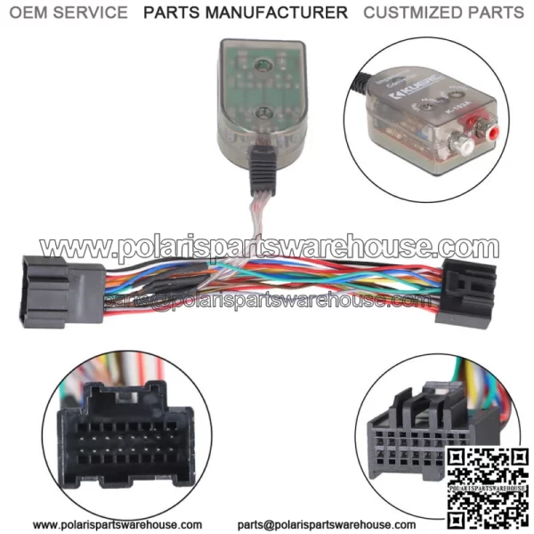 Radio Add A Subwoofer Amplifier Plug & Play Harness For 2008-2009 Hummer Pontiac - Image 2
