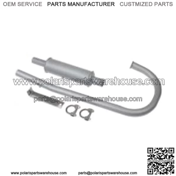 FD1010 Vertical Muffler & Pipe Unassembled Models Fits Ford 2N, 8N, 9N