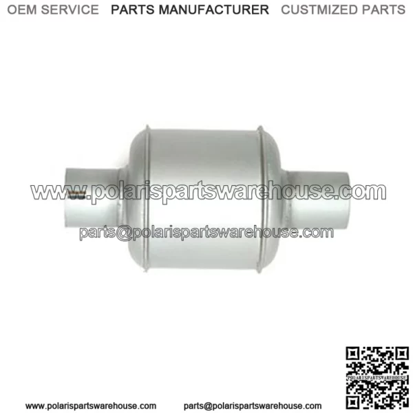 71117541 Muffler for Gleaner Combine A B R Diesel 12" Long 2.5" O.D. 2 3/8" I.D.