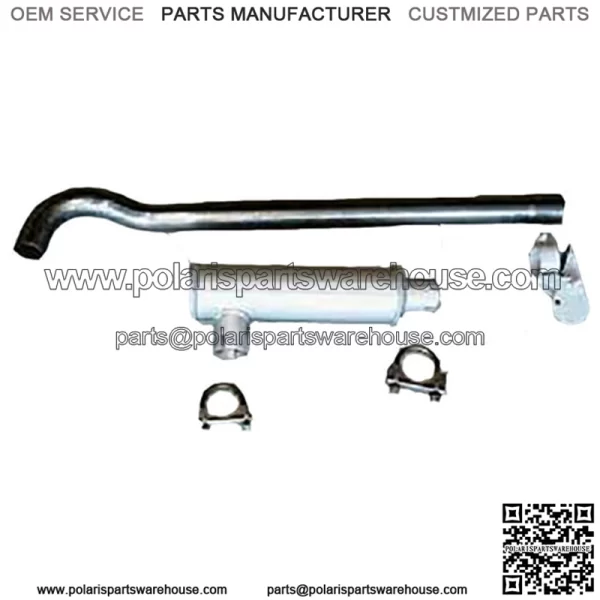Exhaust Muffler & Pipe Kit Fits Oliver 2-44 550 Super 55